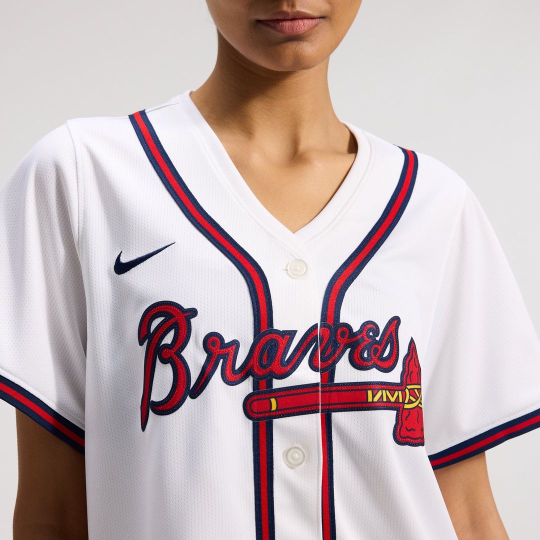 Atlanta Braves Home Women's Limited Jersey — White