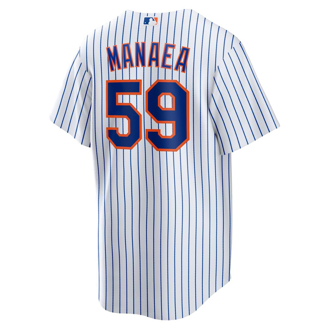 New York Mets Sean Manaea Home Replica Jersey — White