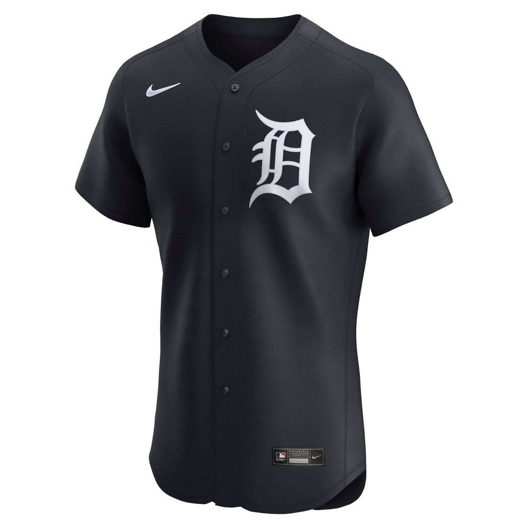 Detroit Tigers Home Elite Jersey — White