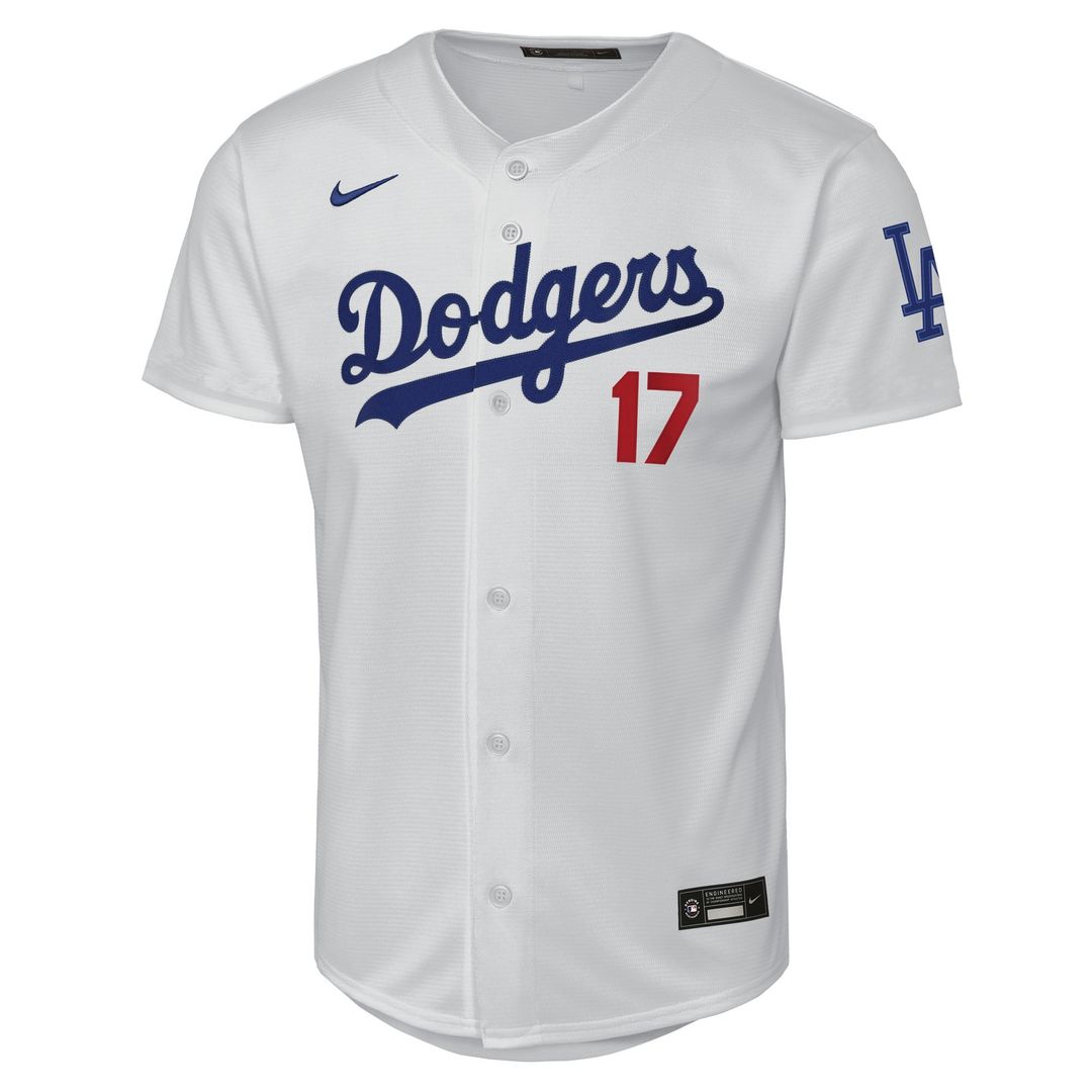 Los Angeles Dodgers Shohei Ohtani Youth Home Stadium Jersey — White