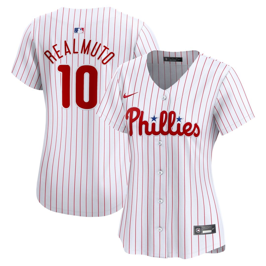 Philadelphia Phillies J.T. Realmuto Women's Home Limited Jersey — White