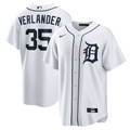 Detroit Tigers Justin Verlander Home Replica Jersey — White