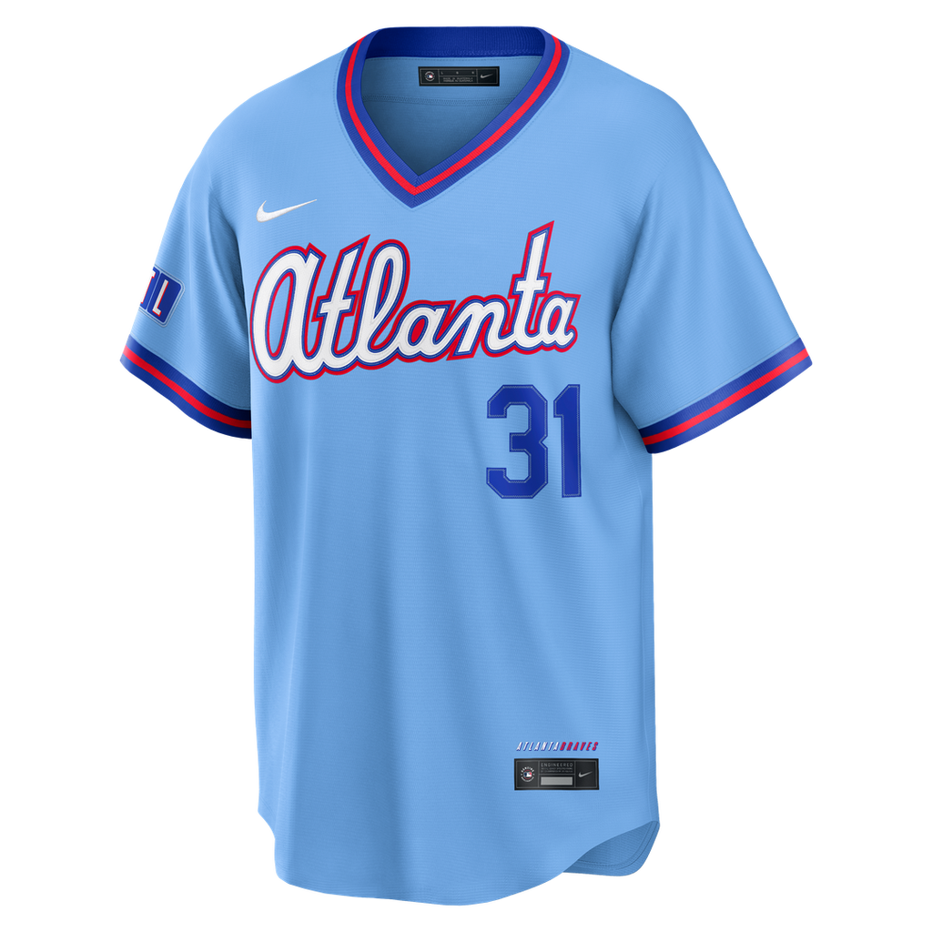 Atlanta Braves Greg Maddux 2026 City Connect Stadium Jersey — Powder Blue