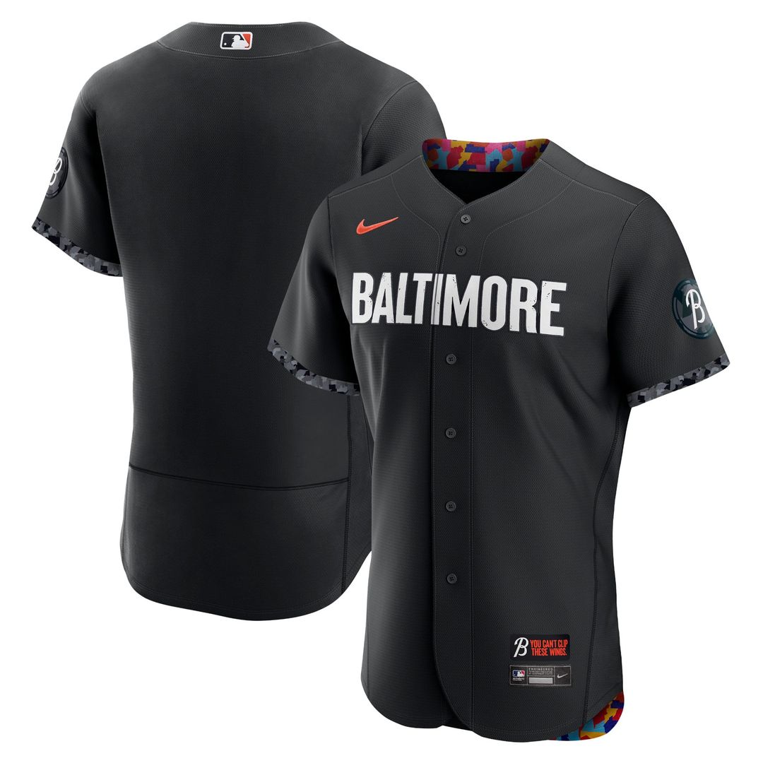 Baltimore Orioles City Connect Authentic Jersey — Black
