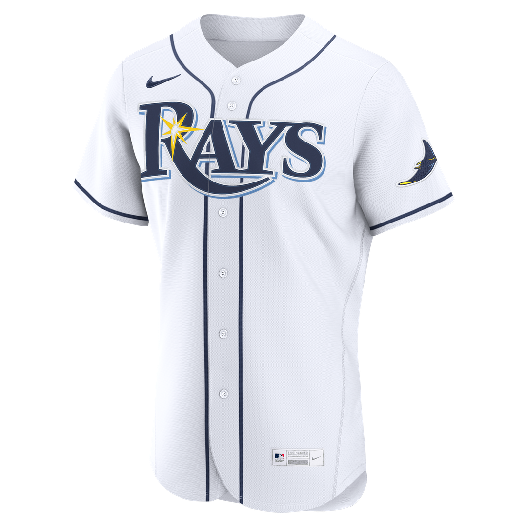 Tampa Bay Rays Home Authentic Jersey — White