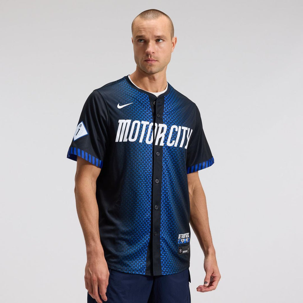 Detroit Tigers City Connect Limited Jersey — Blue