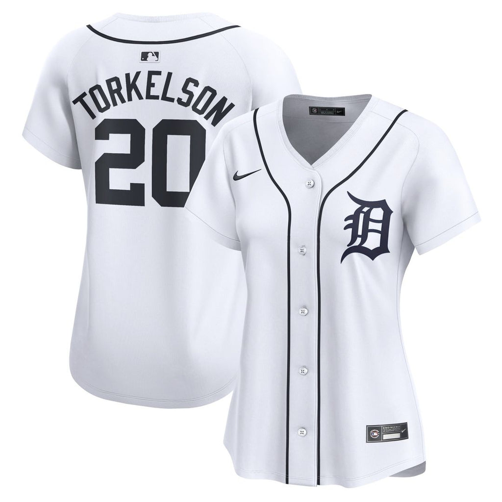 Detroit Tigers Spencer Torkelson Women's Home Limited Jersey — White