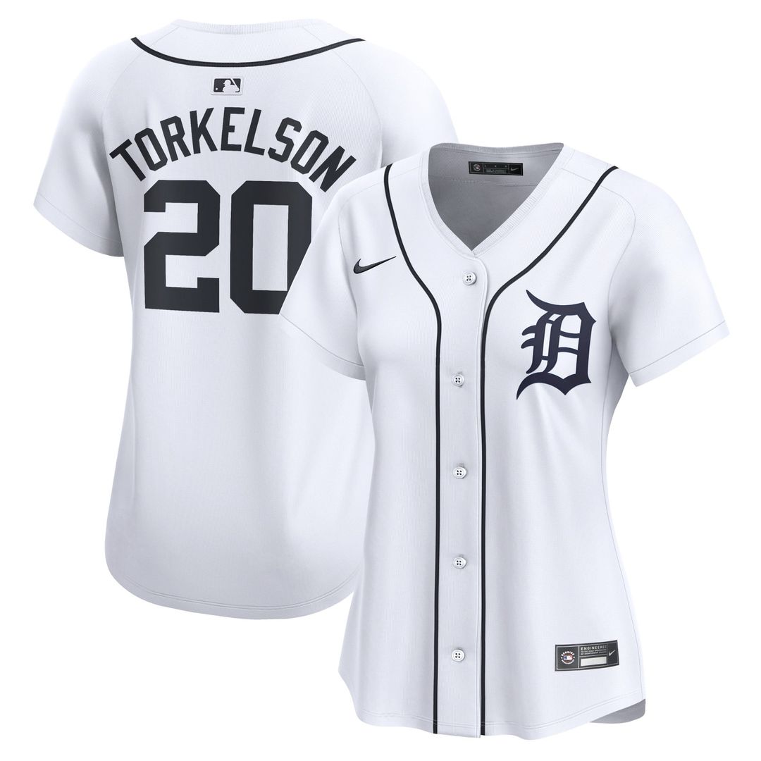 Detroit Tigers Spencer Torkelson Women's Home Limited Jersey — White