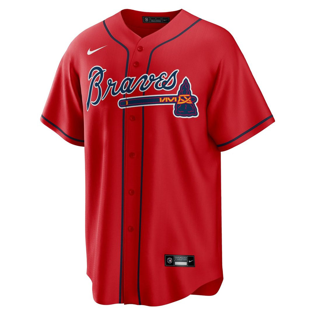 Atlanta Braves Alternate Replica Team Jersey — Red