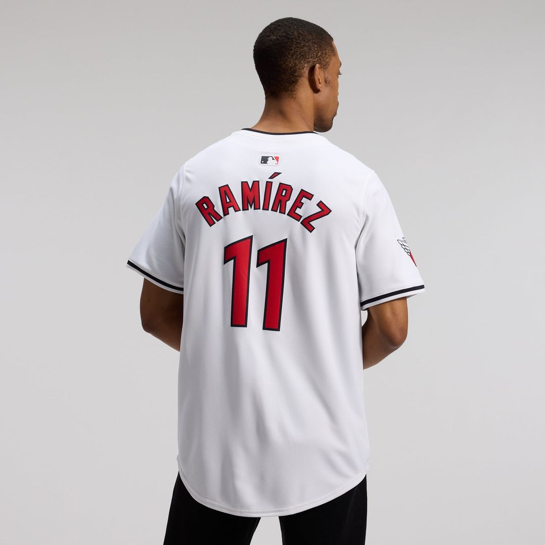 Cleveland Guardians Jose Ramirez Home Limited Jersey — White