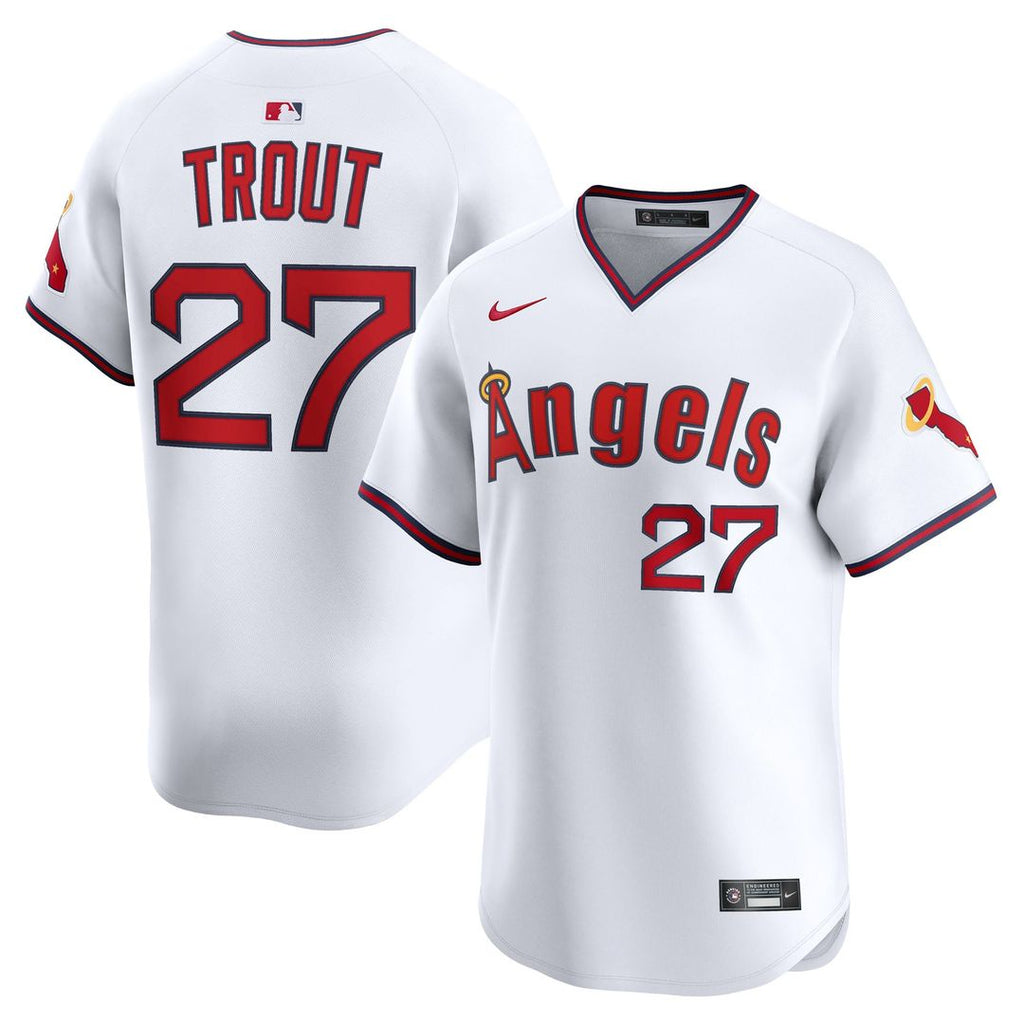 Los Angeles Angels Mike Trout Alternate Limited Jersey — White
