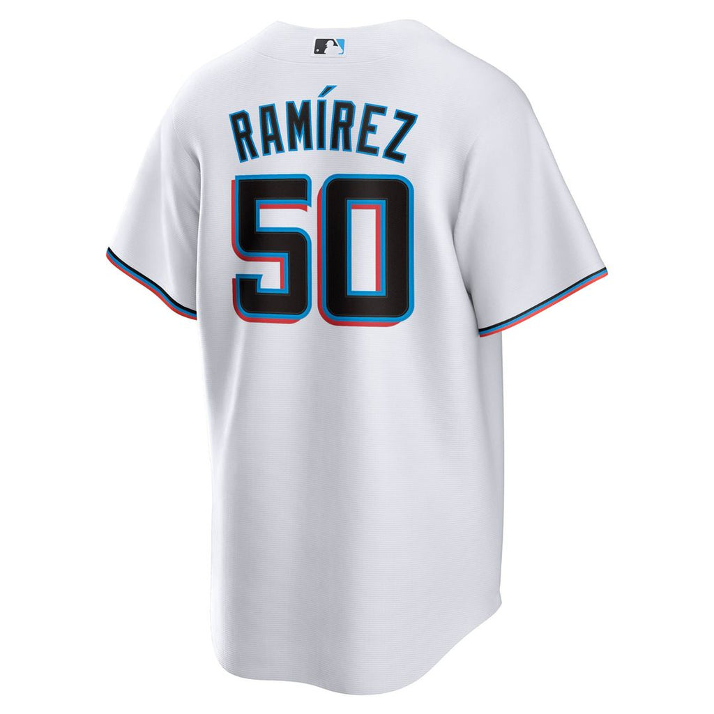 Miami Marlins Agustín Ramírez Home Replica Jersey — White