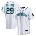 Seattle Mariners Cal Raleigh Home Stadium 50th Season Patch Jersey — White