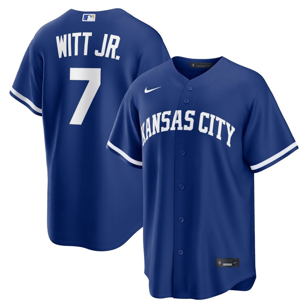 Kansas City Royals Bobby Witt Jr. Alternate Replica Jersey — Royal