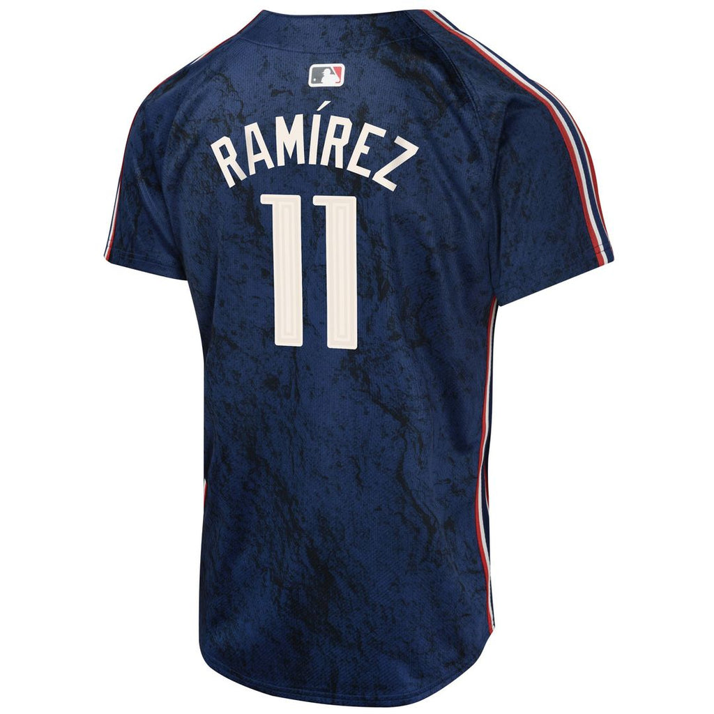 Cleveland Guardians Jose Ramirez Youth 2024 City Connect Limited Jersey — Navy