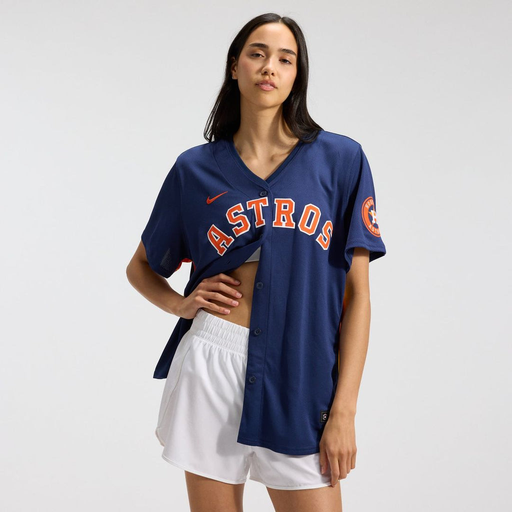 Houston Astros Jose Altuve Women's Alternate Limited Jersey — Navy