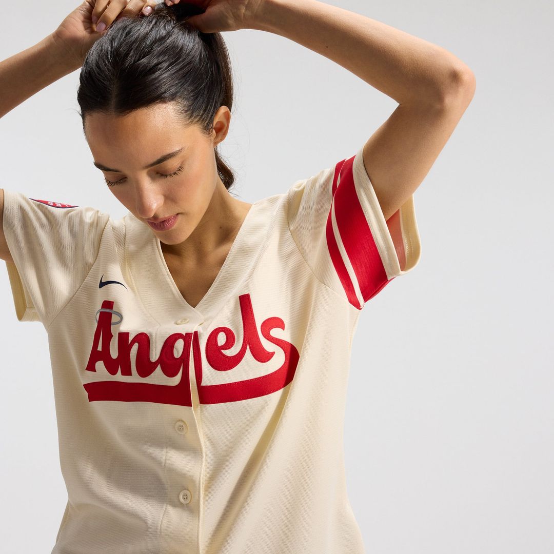 Los Angeles Angels Anthony Rendon Women's City Connect Replica Jersey — Cream