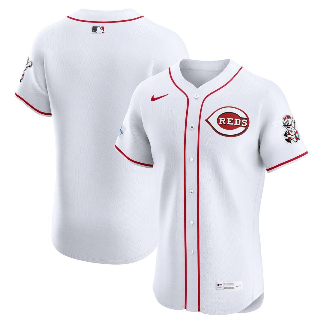 Cincinnati Reds Home Elite Jersey — White