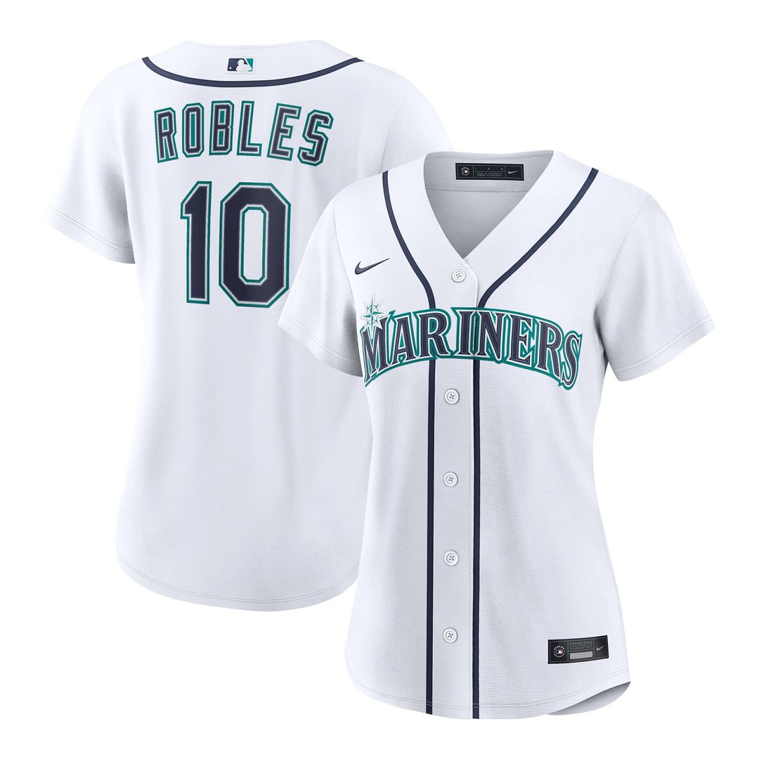 Seattle Mariners Victor Robles Women's Home Replica Jersey — White