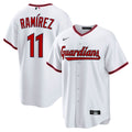 Cleveland Guardians José Ramírez Home Replica Jersey — White