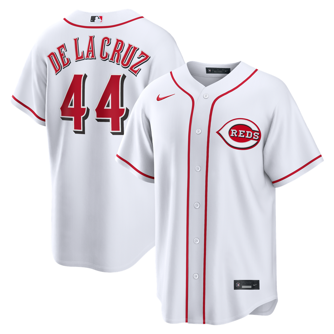 Cincinnati Reds Elly De La Cruz Home Replica Jersey — White