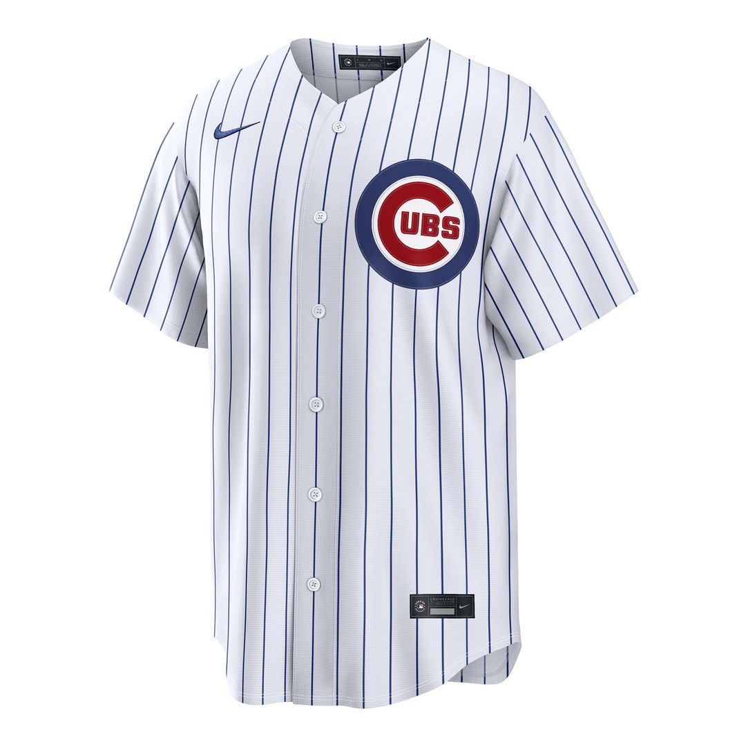 Chicago Cubs Moisés Ballesteros Home Replica Jersey — White