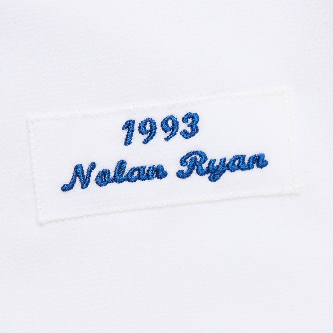 Texas Rangers Nolan Ryan 1993 Cooperstown Authentic Jersey — White