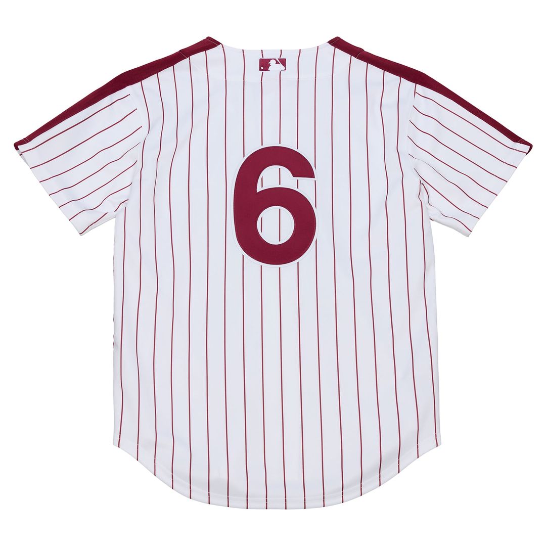 Philadelphia Phillies Jimmy Rollins 2003 Cooperstown Authentic Jersey — White