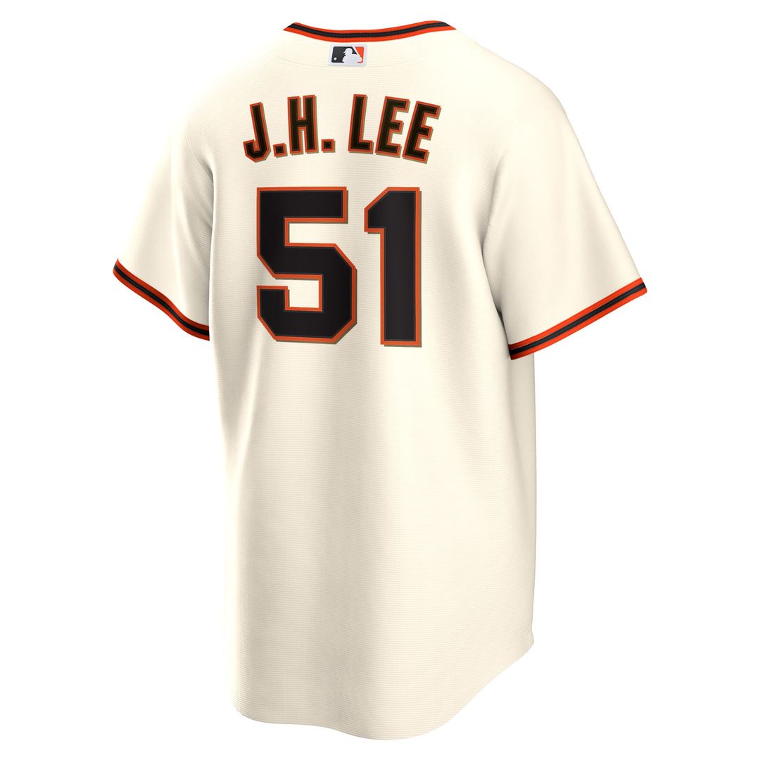 San Francisco Giants Jung Hoo Lee Home Replica Jersey — Cream