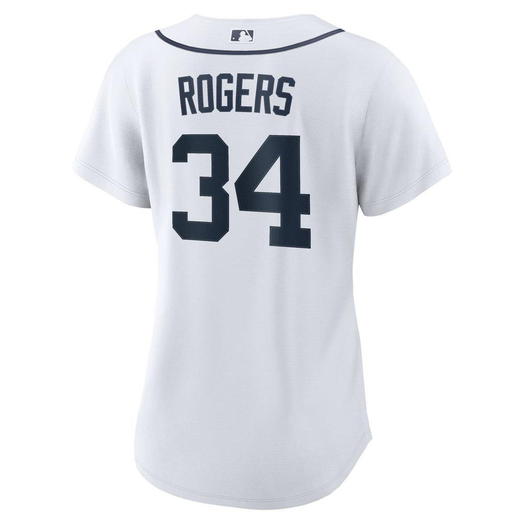 Detroit Tigers Jake Rogers Women's Home Replica Jersey — White
