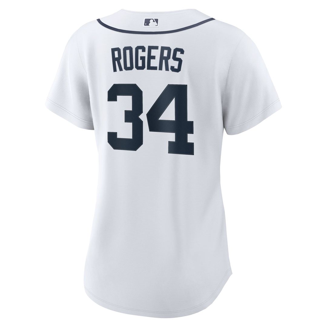 Detroit Tigers Jake Rogers Women's Home Replica Jersey — White