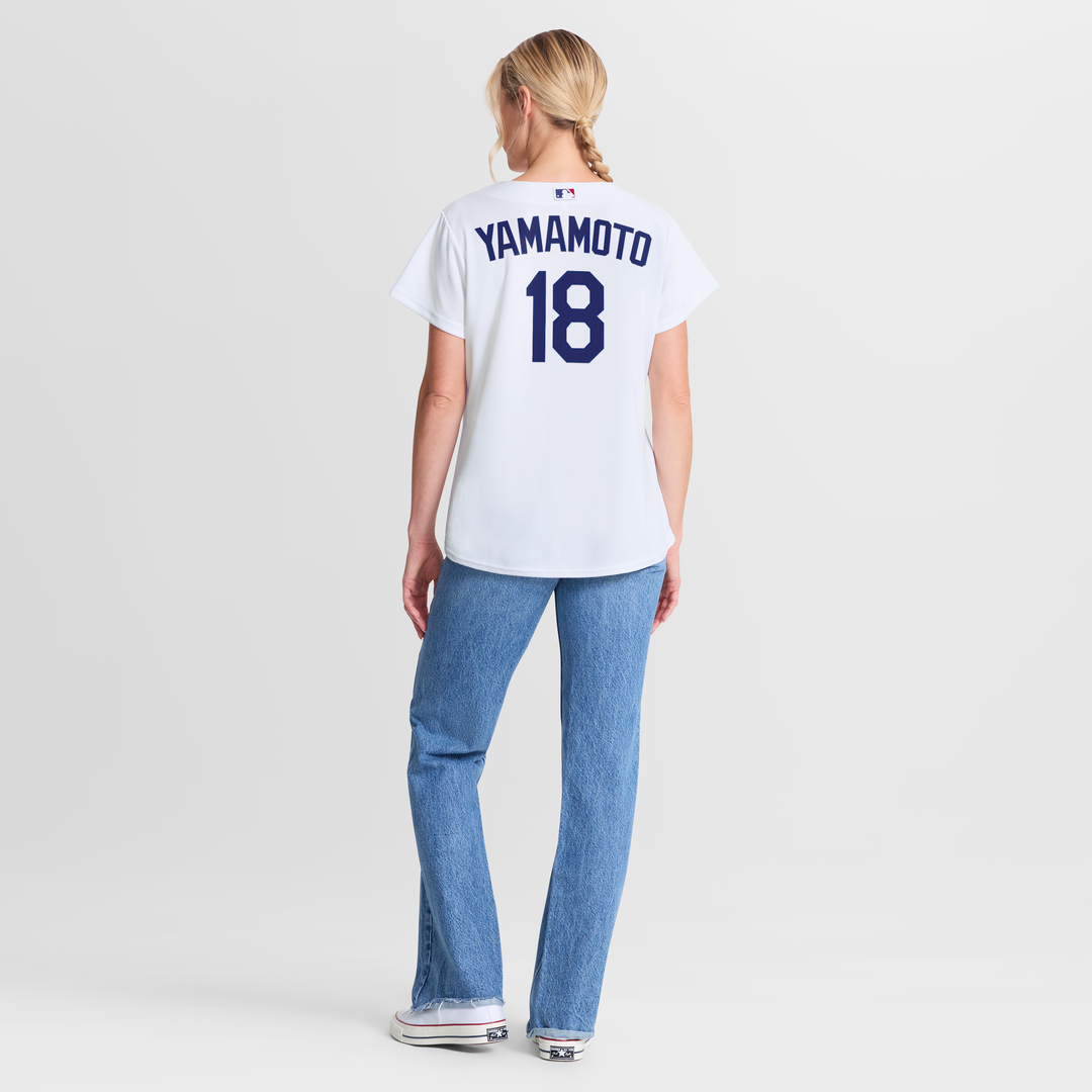 Los Angeles Dodgers Yoshinobu Yamamoto Women's Replica Jersey — White