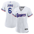 Texas Rangers Josh Jung Women's Home Replica Jersey — White