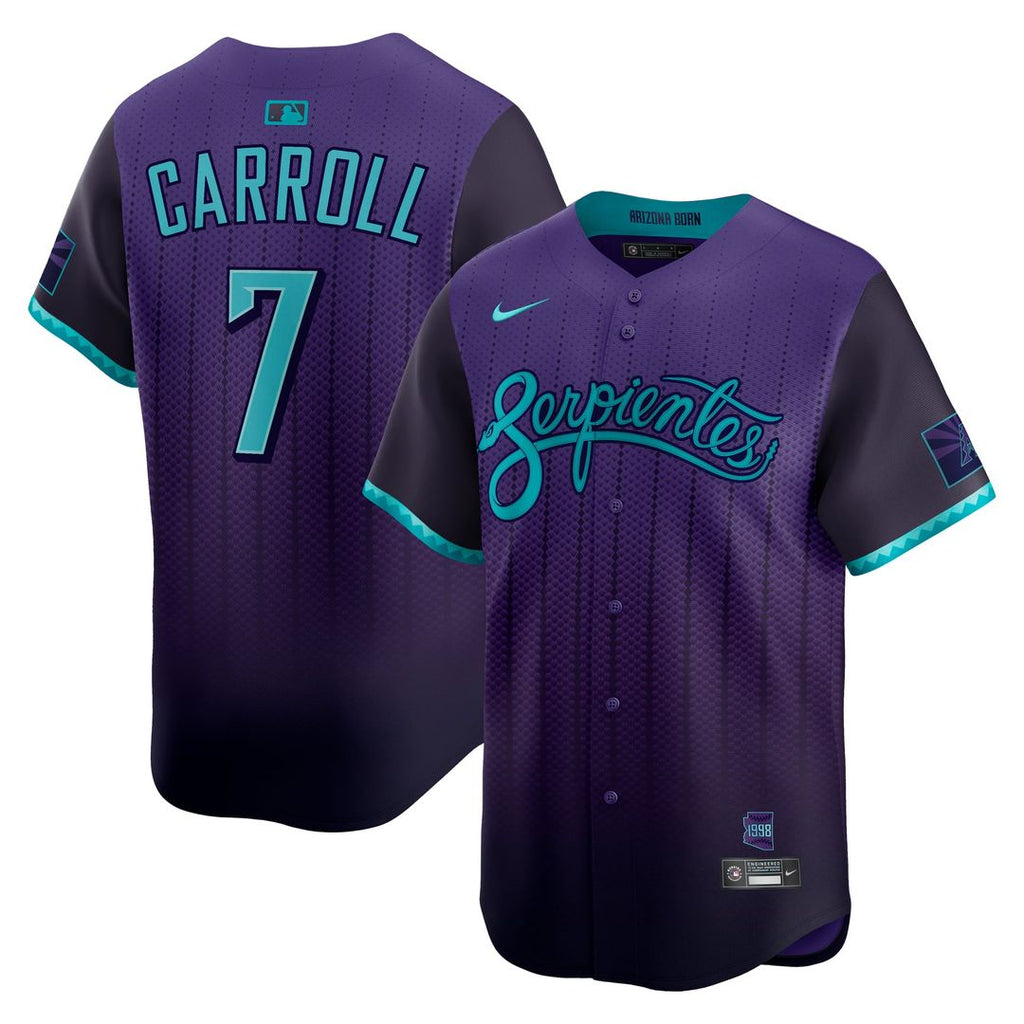 Arizona Diamondbacks Corbin Carroll 2025 City Connect Limited Jersey — Purple