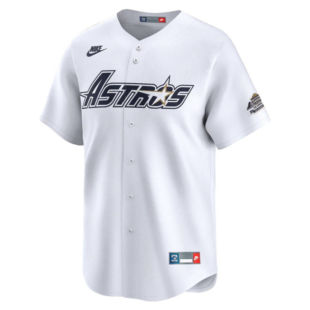 Houston Astros Craig Biggio Throwback Cooperstown Limited Jersey — White
