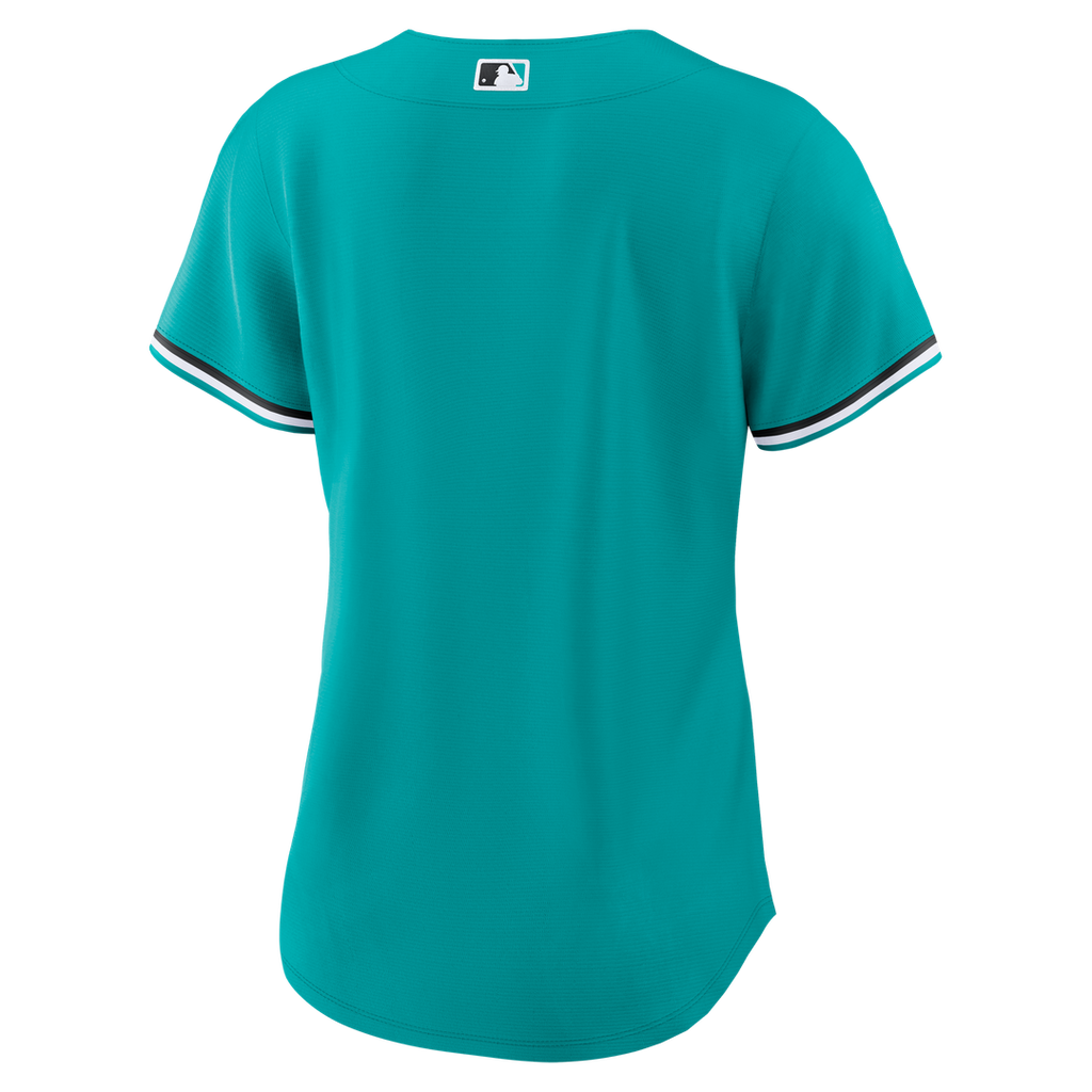 Miami Marlins Women's Alternate Replica Jersey — Teal