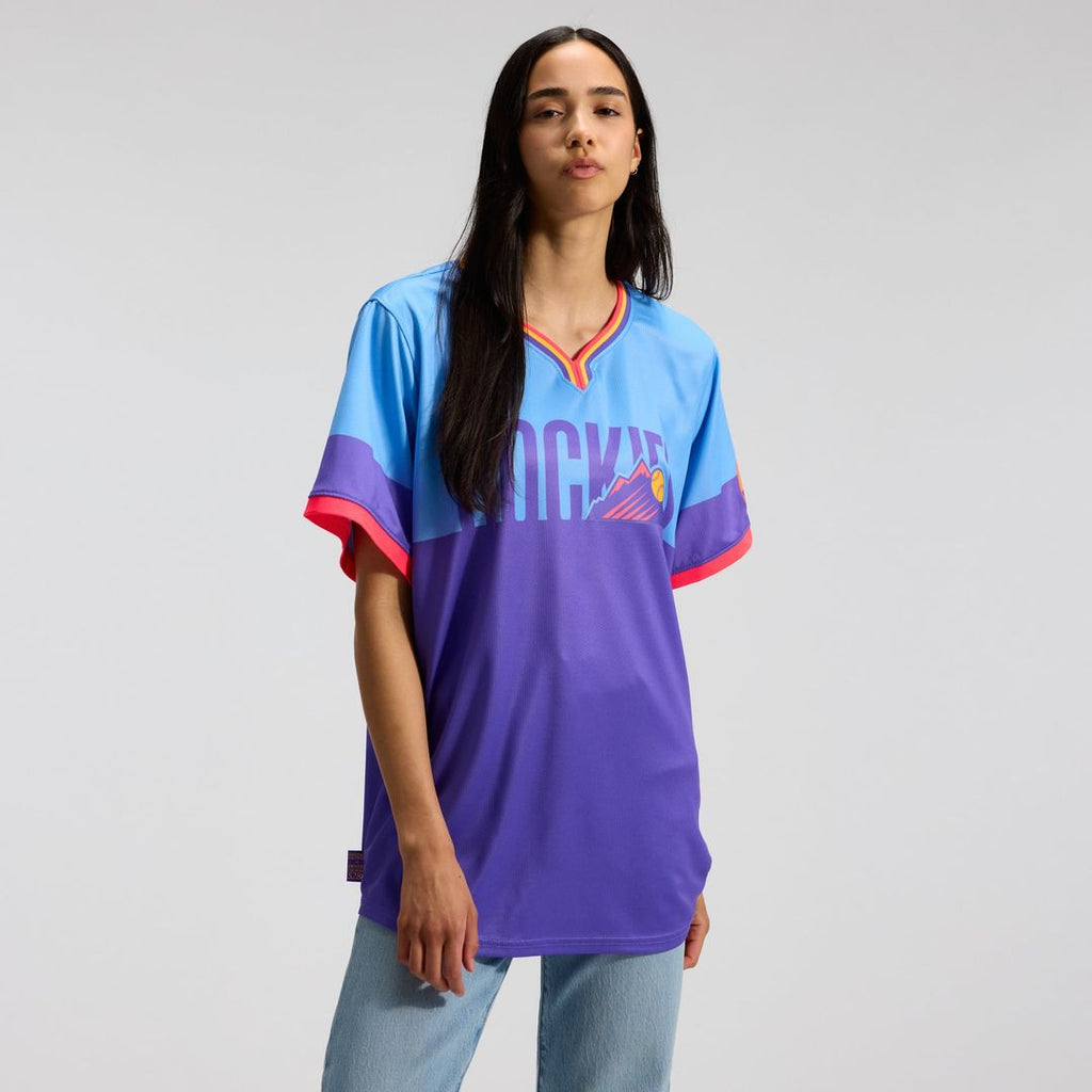 Colorado Rockies Women's 2025 City Connect Limited Jersey — Purple/Light Blue