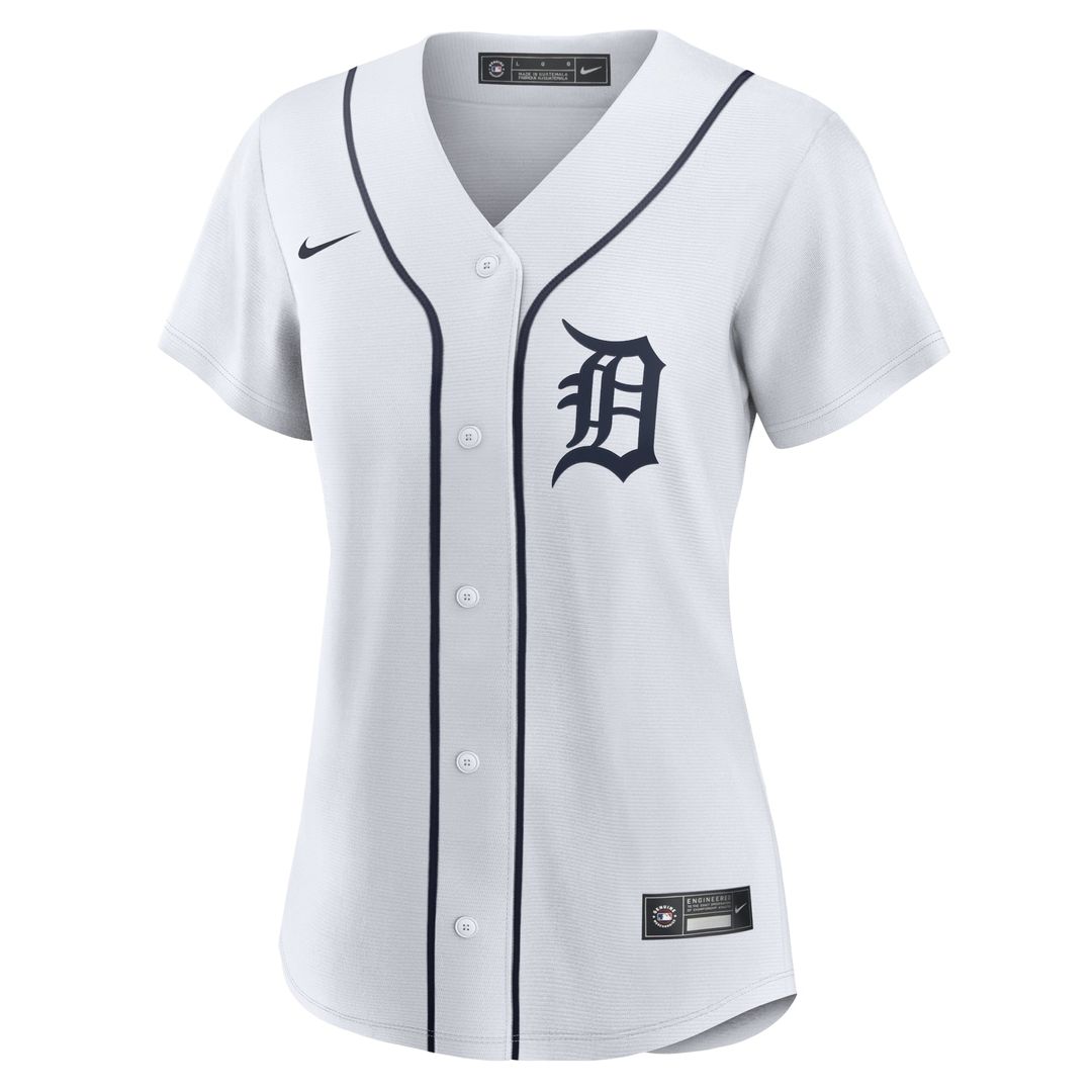Detroit Tigers Women's Home Replica Team Jersey — White
