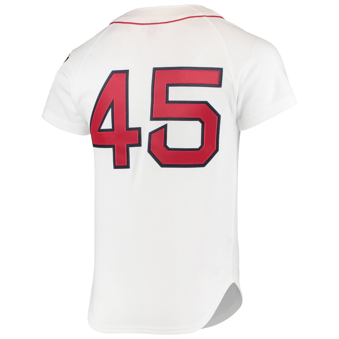 Boston Red Sox Pedro Martinez 1999 Cooperstown Home Authentic Jersey — White