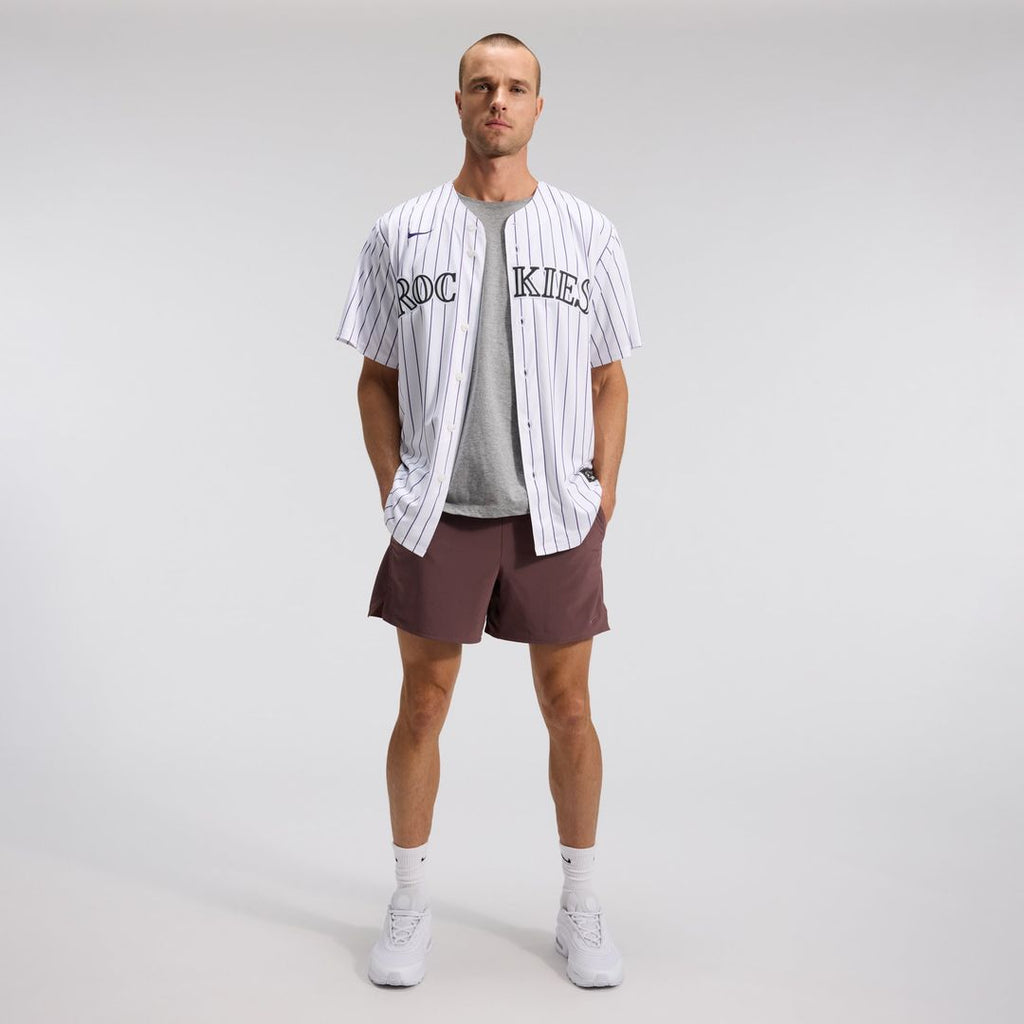 Colorado Rockies Alternate Replica Team Jersey — Purple