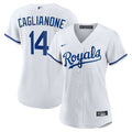 Kansas City Royals Jac Caglianone Women's Home Replica Jersey — White
