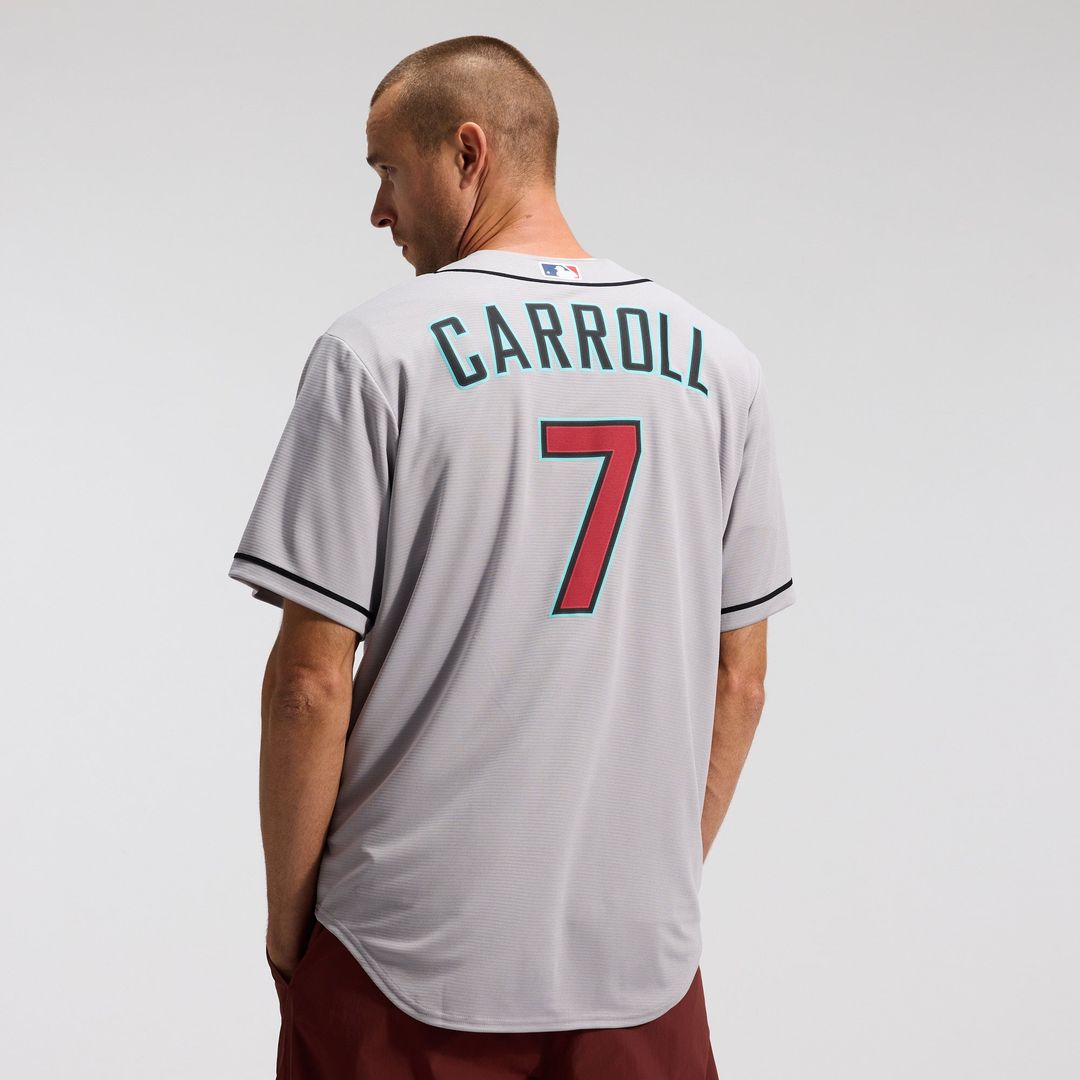 Arizona Diamondbacks Corbin Carroll Road Replica Jersey — Gray