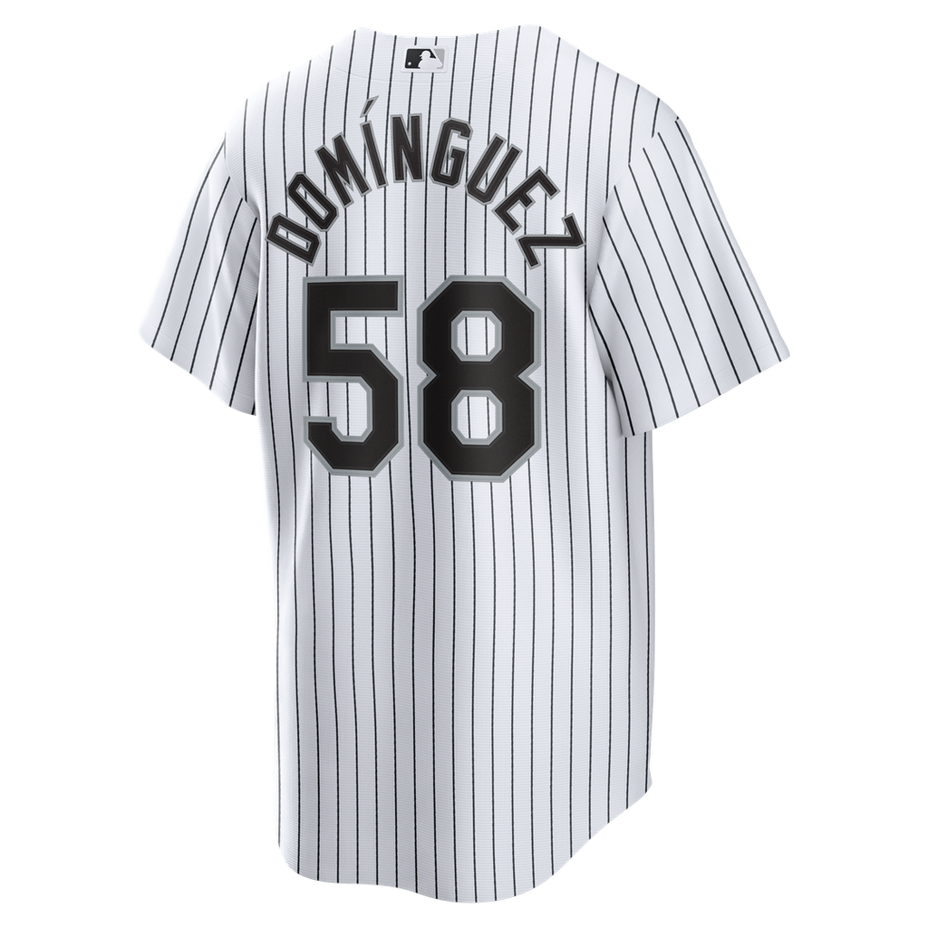 Chicago White Sox Seranthony Domínguez Home Replica Jersey — White