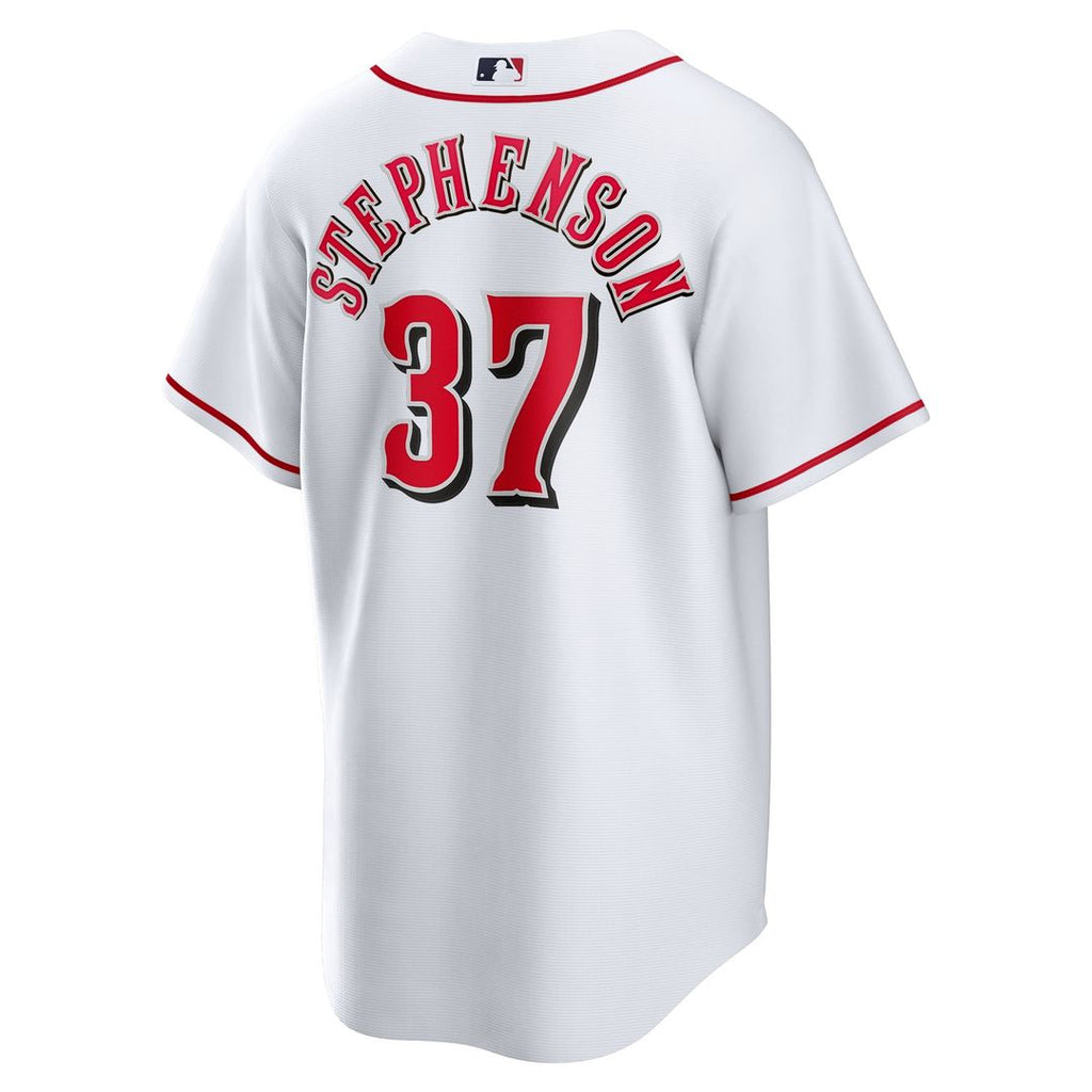 Cincinnati Reds Tyler Stephenson Home Replica Jersey — White