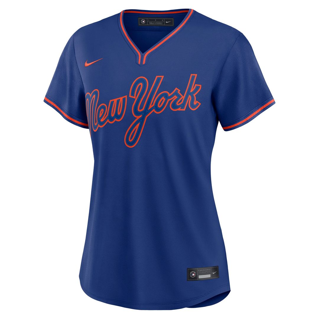 New York Mets Francisco Lindor Women's Alternate Replica Jersey — Royal