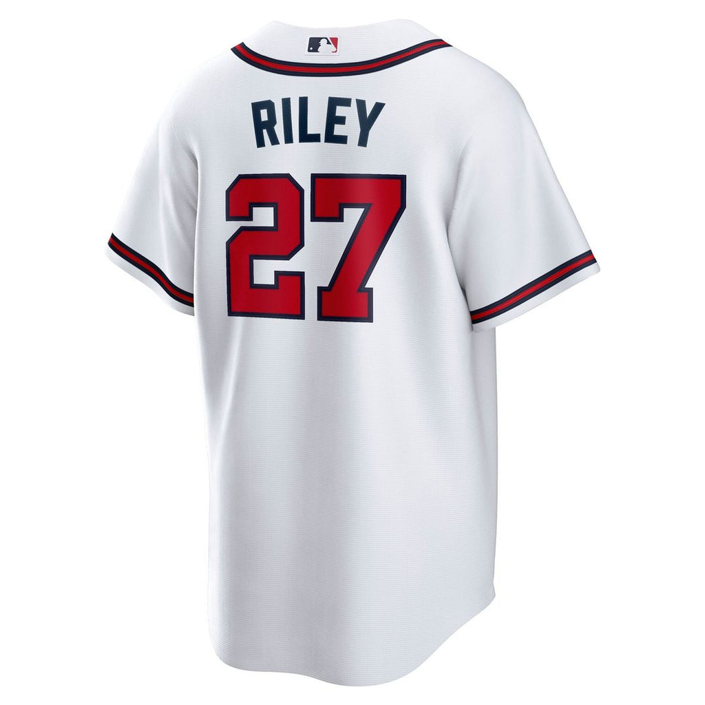 Atlanta Braves Austin Riley Home Replica Jersey — White