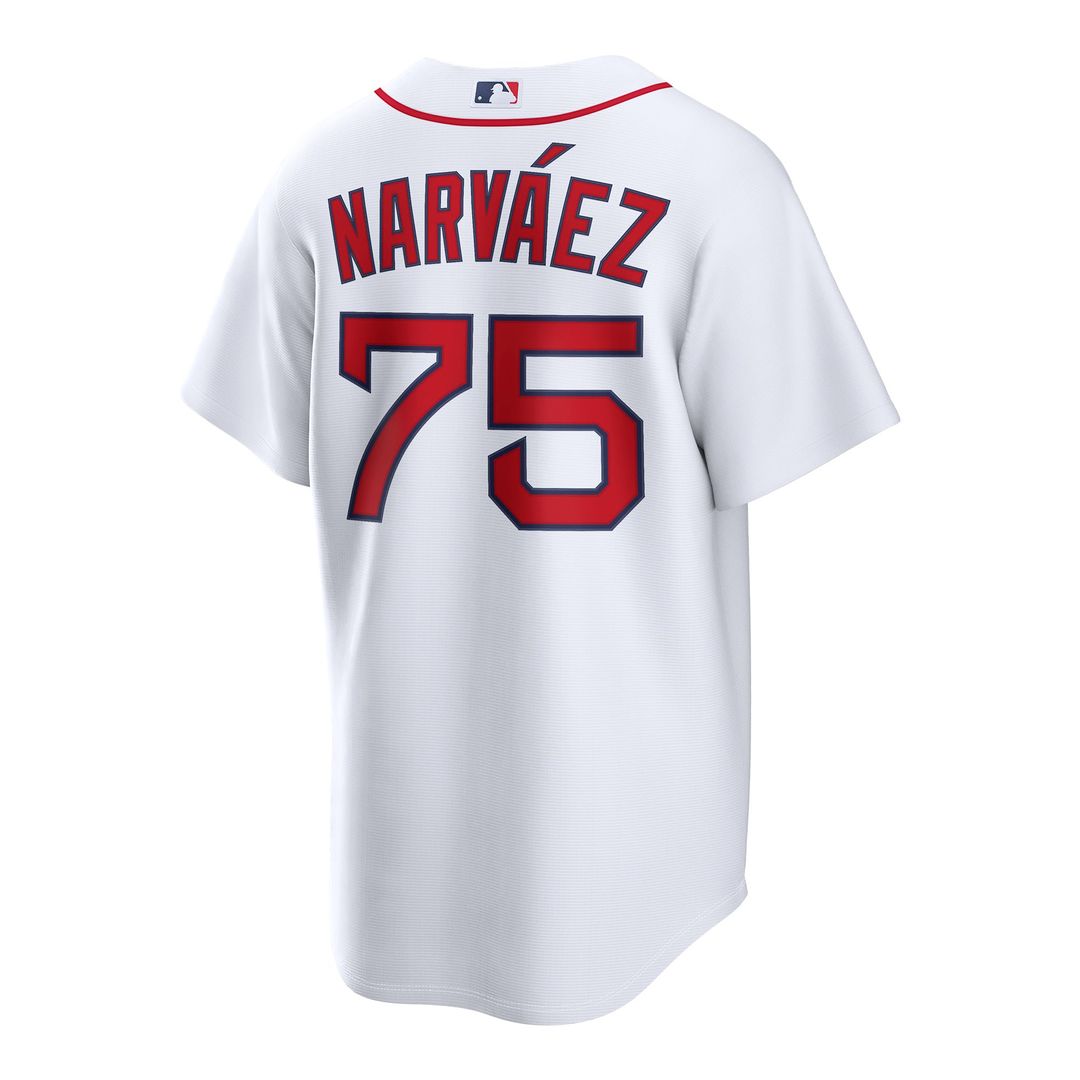 Boston Red Sox Carlos Narváez Home Replica Jersey — White