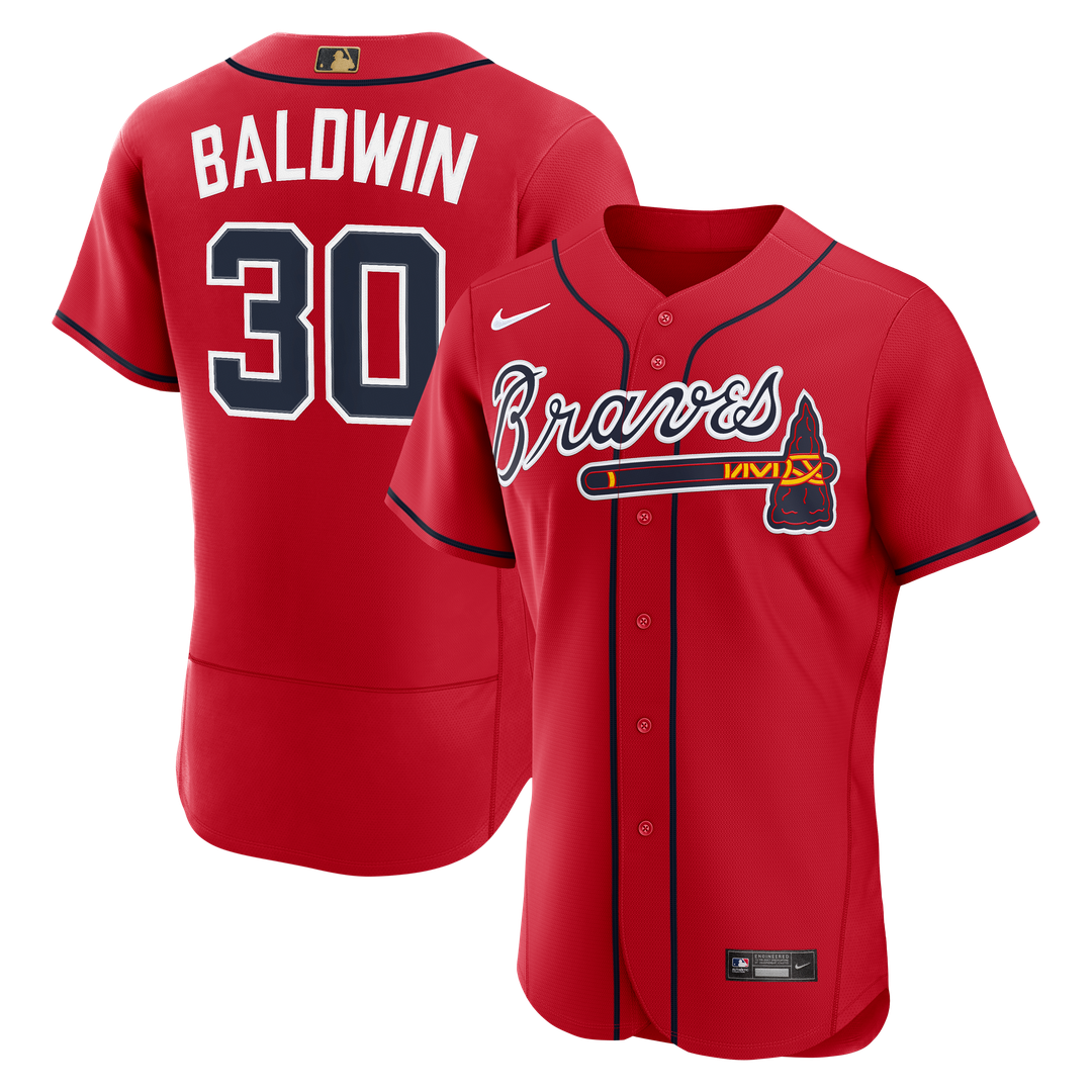 Atlanta Braves Drake Baldwin Alternate MLB Awards Authentic Jersey — Navy