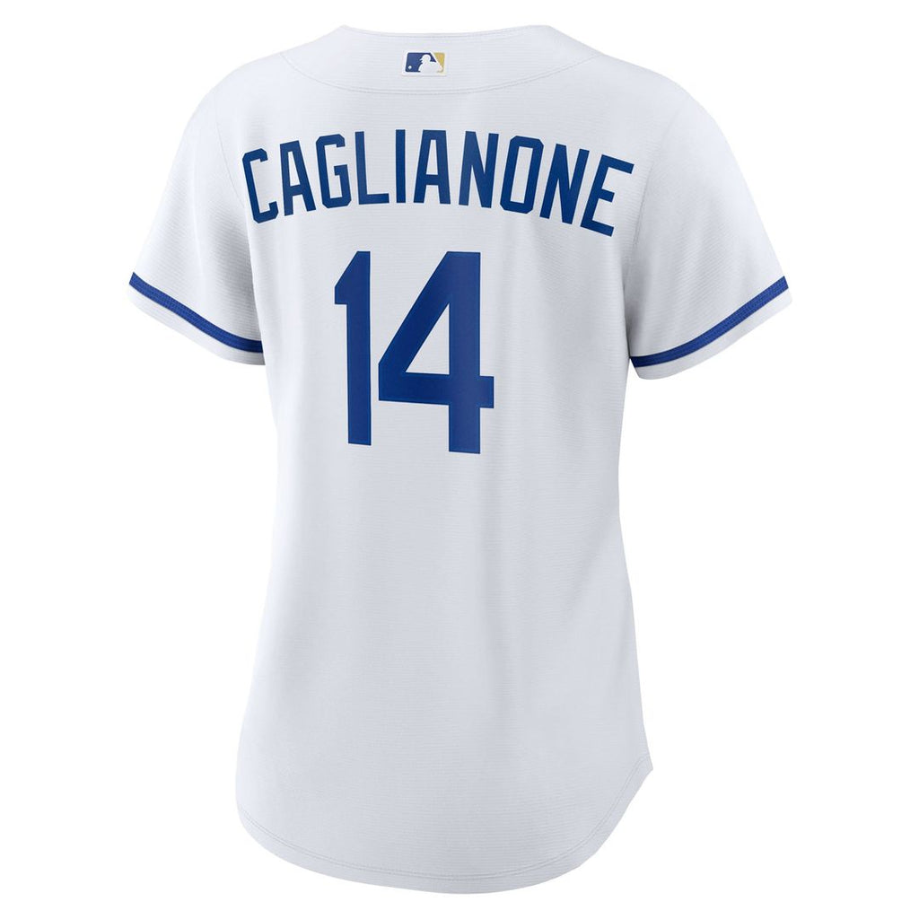 Kansas City Royals Jac Caglianone Women's Home Replica Jersey — White