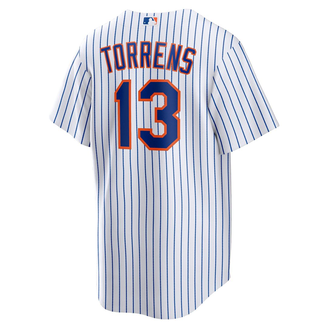 New York Mets Luis Torrens Home Replica Jersey — White